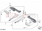 BMW Motorrad BMW 2020 R models R nineT Pure (0J11, 0J13) Turn indicators, rear | Turn indicators, rear
