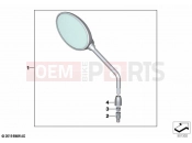 BMW Motorrad BMW 2020 R models R nineT Pure (0J11, 0J13) Mirror 2 | Mirror 2