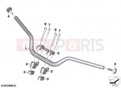 BMW Motorrad BMW 2020 R models R nineT Pure (0J11, 0J13) Handlebar | Handlebar