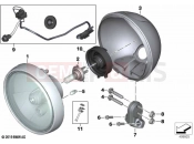 BMW Motorrad BMW 2020 R models R nineT Pure (0J11, 0J13) Headlight | Headlight