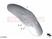 BMW Motorrad BMW 2020 R models R nineT Scrambler (0J31, 0J33) Front-wheel cover, primed | Front-wheel cover, primed