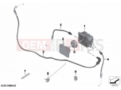BMW Motorrad BMW 2020 R models R nineT Scrambler (0J31, 0J33) Bowden cable / cable distributor | Bowden cable / cable distributor