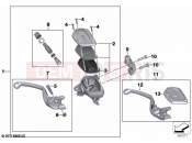 BMW Motorrad BMW 2020 R models R nineT Scrambler (0J31, 0J33) Control assembly fitting | Control assembly fitting