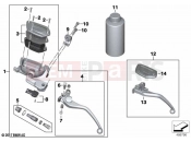 BMW Motorrad BMW 2020 R models R nineT Scrambler (0J31, 0J33) Clutch control assembly | Clutch control assembly