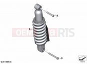 BMW Motorrad BMW 2020 R models R nineT Scrambler (0J31, 0J33) Spring strut, rear | Spring strut, rear