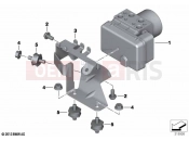 BMW Motorrad BMW 2020 R models R nineT Scrambler (0J31, 0J33) Pressure modulator ABS | Pressure modulator ABS