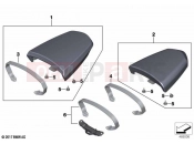 BMW Motorrad BMW 2020 R models R nineT Scrambler (0J31, 0J33) Passenger seat | Passenger seat