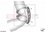 BMW Motorrad BMW 2020 R models R nineT Scrambler (0J31, 0J33) Heel deflector | Heel deflector