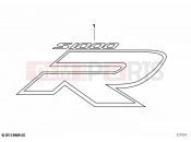 BMW Motorrad BMW 2023 S models S 1000 R (0E51, 0E53) Model lettering | Model lettering