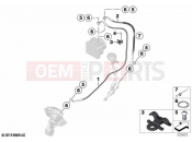 BMW Motorrad BMW 2023 S models S 1000 R (0E51, 0E53) Brake lines, front 2 | Brake lines, front 2