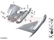 BMW Motorrad BMW 2021 S models S 1000 R (0E51, 0E53) Side trim panel