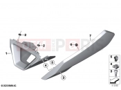 BMW Motorrad BMW 2021 S models S 1000 R (0E51, 0E53) Engine spoiler 2