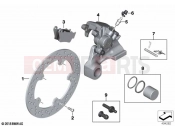 BMW Motorrad BMW 2021 S models S 1000 R (0E51, 0E53) Rear wheel brake