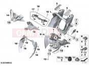 BMW Motorrad BMW 2021 S models S 1000 R (0E51, 0E53) Front panel carrier | Front panel carrier