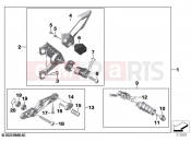 BMW Motorrad BMW 2021 S models S 1000 R (0E51, 0E53) Footrest system, left 2
