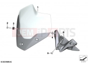 BMW Motorrad BMW 2021 S models S 1000 R (0E51, 0E53) Sport windscreen 2