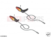 BMW Motorrad BMW 2021 S models S 1000 R (0E51, 0E53) Multifunctional turn signal bulbs 2