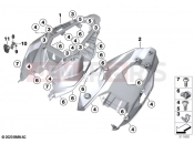 BMW Motorrad BMW 2020 S models S 1000 R (0E51, 0E53) Tail part | Tail part