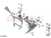 BMW Motorrad BMW 2020 S models S 1000 R (0E51, 0E53) Radiator trim | Radiator trim