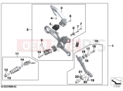 BMW Motorrad BMW 2020 S models S 1000 R (0E51, 0E53) Footrest system, right | Footrest system, right