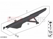 BMW Motorrad BMW 2020 S models S 1000 R (0E51, 0E53) Chain guard carbon | Chain guard carbon