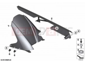 BMW Motorrad BMW 2021 S models S 1000 RR 19 (0E20) Wheel cover carbon rear