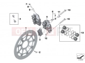 BMW Motorrad BMW 2021 S models S 1000 RR 19 (0E20) Front wheel brake 4 | Front wheel brake 4