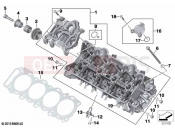 BMW Motorrad BMW 2020 S models S 1000 RR 19 (0E20) Cylinder head with cover