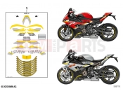 BMW Motorrad BMW 2020 S models S 1000 RR 19 (0E20) Sticker set