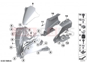 BMW Motorrad BMW 2022 S models S 1000 RR 19 (0E21, 0E23) Air duct