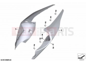 BMW Motorrad BMW 2022 S models S 1000 RR 19 (0E21, 0E23) Rear side panel