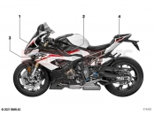 BMW Motorrad BMW 2022 S models S 1000 RR 19 (0E21, 0E23) Stick-on label 3
