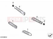 BMW Motorrad BMW 2022 S models S 1000 RR 19 (0E21, 0E23) Footrests | Footrests