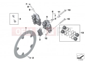 BMW Motorrad BMW 2022 S models S 1000 RR 19 (0E21, 0E23) Front wheel brake 3