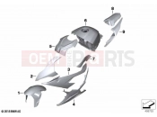 BMW Motorrad BMW 2022 S models S 1000 RR 19 (0E21, 0E23) Painted parts YNA5 racing-red solid 2