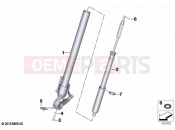 BMW Motorrad BMW 2022 S models S 1000 RR 19 (0E21, 0E23) Sliding tube / damper 2