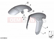 BMW Motorrad BMW 2022 S models S 1000 XR (0E41, 0E43) Front-wheel cover | Front-wheel cover