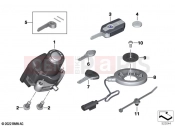 BMW Motorrad BMW 2022 S models S 1000 XR (0E41, 0E43) Radio-controlled locking system | Radio-controlled locking system