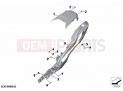 BMW Motorrad BMW 2022 S models S 1000 XR (0E41, 0E43) Tail trim | Tail trim