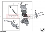BMW Motorrad BMW 2022 S models S 1000 XR (0E41, 0E43) Control assembly fitting 2 | Control assembly fitting 2