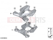 BMW Motorrad BMW 2022 S models S 1000 XR (0E41, 0E43) Topcase carrier 2 | Topcase carrier 2