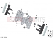 BMW Motorrad BMW 2023 S models S 1000 XR (0E41, 0E43) Licence plate adaptor | Licence plate adaptor