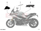 BMW Motorrad BMW 2021 S models S 1000 XR (0E41, 0E43) Sticker WN2U Blackstorm met.2