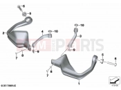 BMW Motorrad BMW 2021 S models S 1000 XR (0E41, 0E43) Hand protector | Hand protector