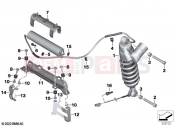 BMW Motorrad BMW 2021 S models S 1000 XR (0E41, 0E43) Spring strut, mounting parts
