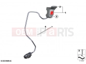 BMW Motorrad BMW 2021 S models S 1000 XR (0E41, 0E43) Operating unit for emergency call system