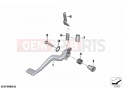 BMW Motorrad BMW 2021 S models S 1000 XR (0E41, 0E43) Brake pedal 2