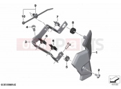 BMW Motorrad BMW 2021 S models S 1000 XR (0E41, 0E43) Bracket / trim relay