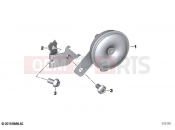 BMW Motorrad BMW 2021 S models S 1000 XR (0E41, 0E43) Horn | Horn