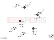 BMW Motorrad BMW 2021 S models S 1000 XR (0E41, 0E43) Headlight fastening parts